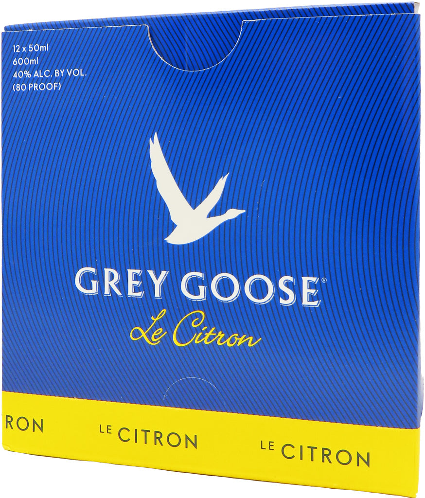 Grey Goose Le Citron 50ml 12pk – Mission Wine & Spirits