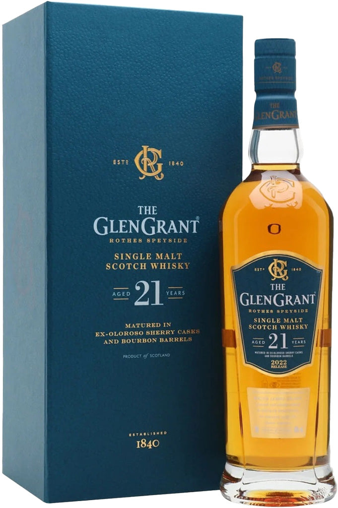 Glen Grant 21 Year Old Single Malt Whisky 750ml-0