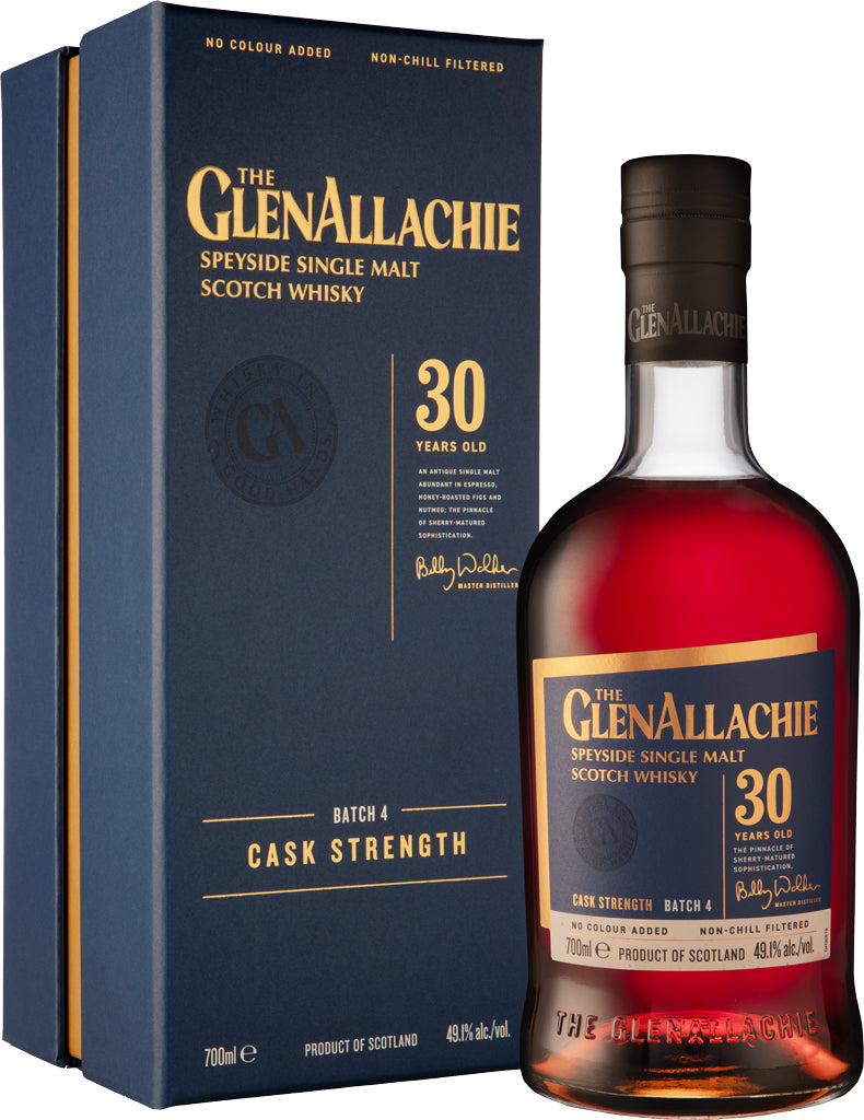 Glenallachie 30 Year Old Cask Strength Batch #4 Single Malt Whisky 700ml-0