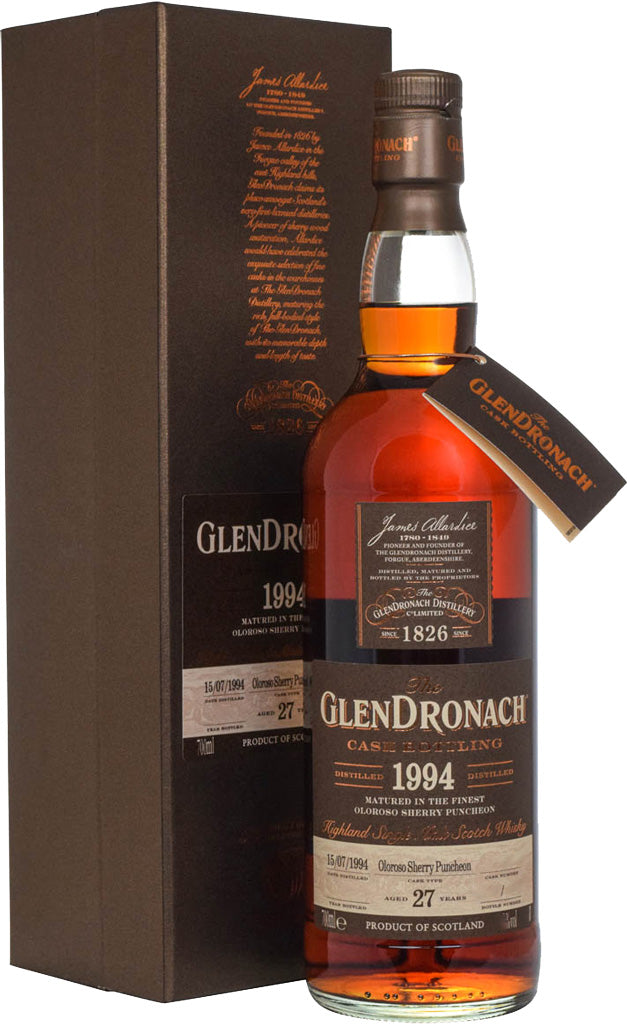 Glendronach 27 Year Old Single Malt Whisky 1994 700ml-0