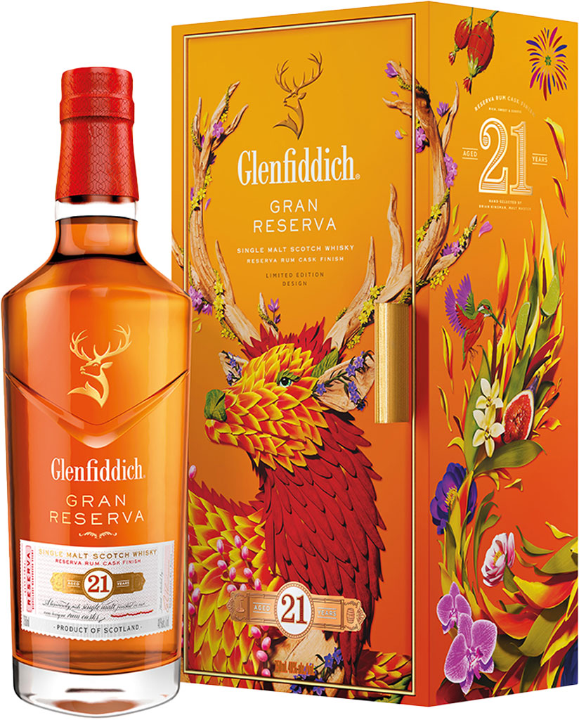 Glenfiddich 21 Year Old Gran Reserva Limited Edition Single Malt Whisky 750ml-0