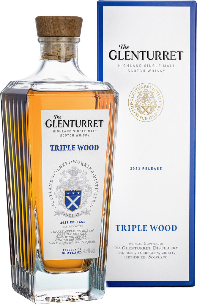 Glenturret Triple Wood 2023 Release Single Malt Scotch Whiskey 750ml-0