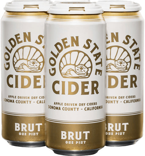 Golden State Bay Brut Unfiltered Cider 16oz 4pk Cans-0