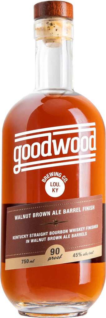 Goodwood Walnut Brown Ale Barrel Finish Kentucky Straight Bourbon 750ml-0