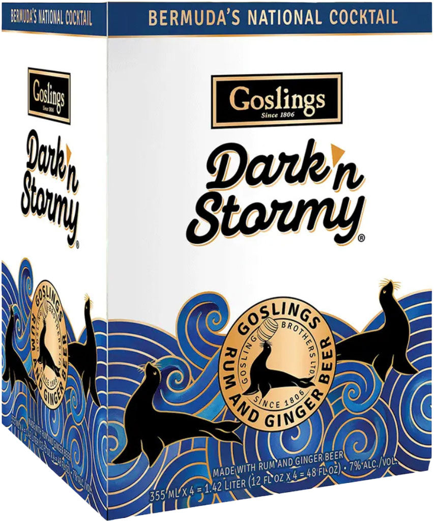 Gosling's Dark n' Stormy Cocktail 4x355ml-0