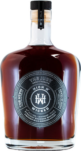 High n' Wicked The Jury Cask Strength Straight Bourbon Whiskey 750ml-0