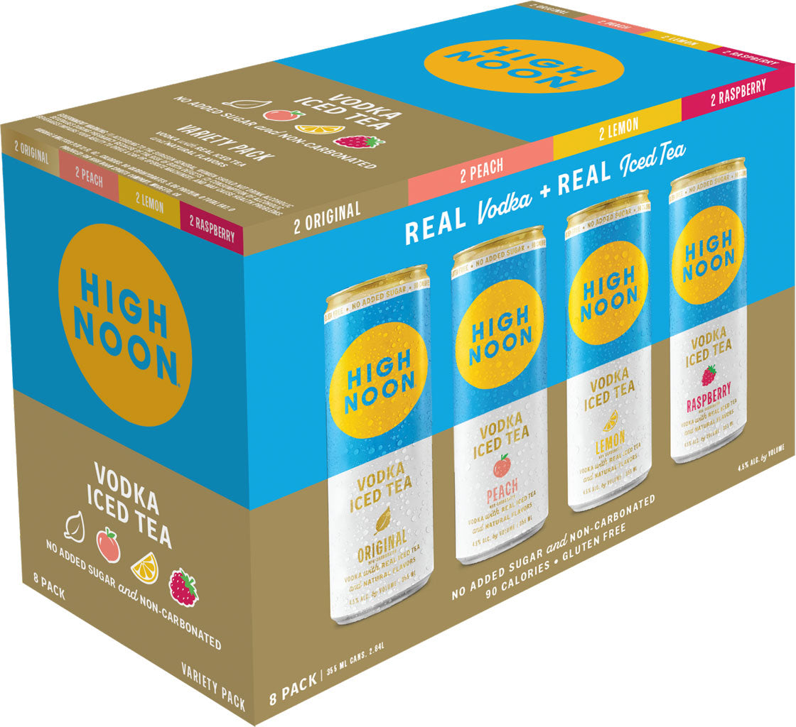 High Noon Iced Tea Hard Seltzer Variety 8pk Cans-0