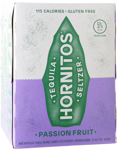 Hornitos Tequila Seltzer Passionfruit 4pk Cans-0