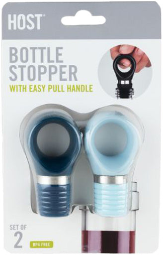 Host Easy Pull Bottle Stoppers 2pk-0