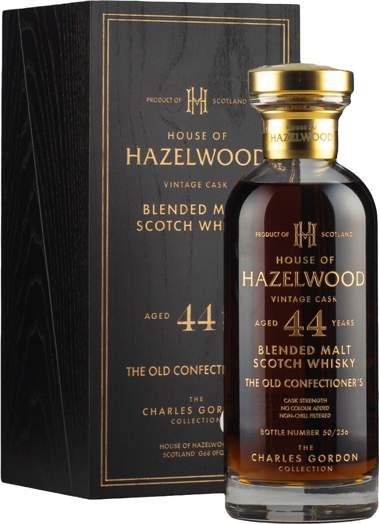 House of Hazelwood Charles Gordon Collection The Old Confectioner's 44 year Blended Cask Strength Whisky 700ml-0