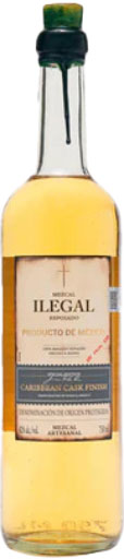 Ilegal Mezcal Reposado Caribbean Cask Finish 750ml-0