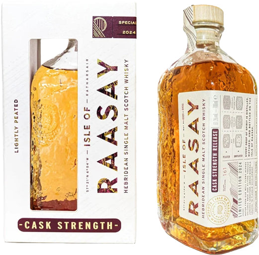 Isle of Raasay Lightly Peated Cask Strength Hebridean Single Malt Scotch Whisky 700ml-0