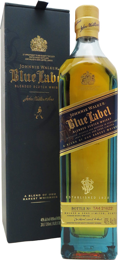 Johnnie Walker Blue Label Blended Scotch Whisky 200ml-0