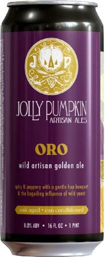 Jolly Pumpkin Ales Oro Wild Golden Ale 16oz Can-0