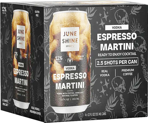 June Shine Espresso Martini 4pk Cans-0