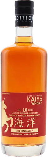 Kaiyo The Unicorn Wood Library Series 10 Year Old Whisky 700ml-0