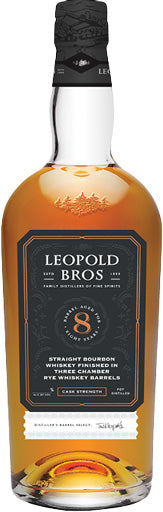 Leopold Bros Cask Strength Straight Bourbon Whiskey 8 Year Old 750ml-0