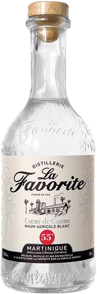 La Favorite Rum Agricole Blanc 110 Proof 1L-0