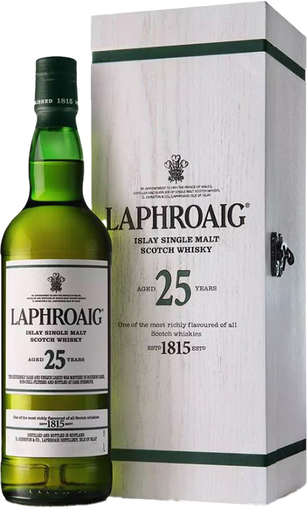 Laphroaig 25 Year Old Single Malt Whisky 94.6 Proof 700ml-0