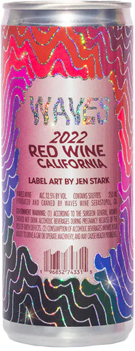 Las Jaras Waves Red Wine Cans 250ml-0