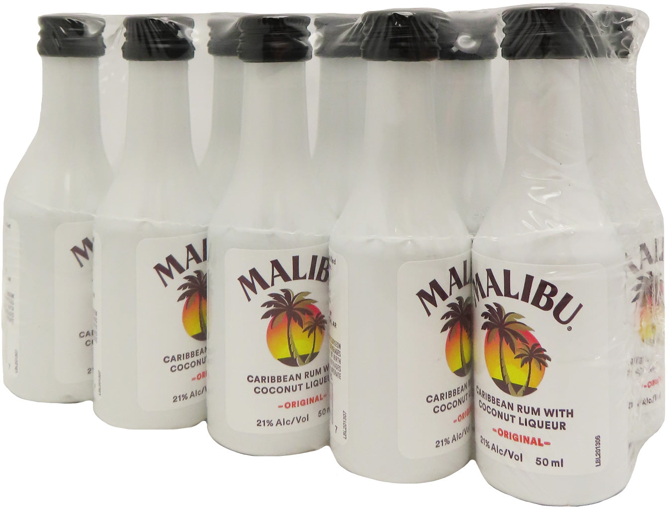 Malibu Coconut Rum 50ml 10pk-0