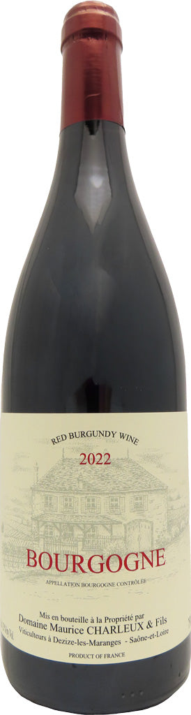 Maurice Charleux & Fils Bourgogne Rouge 2022 750ml-0