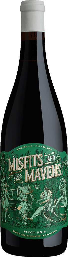 Misfit and Mavens Pinot Noir 2022 750ml-0