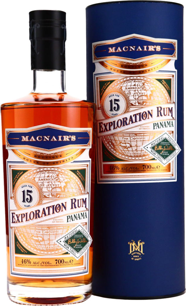 MacNair's Exploration Panama 15 Year Old Rum 700ml-0