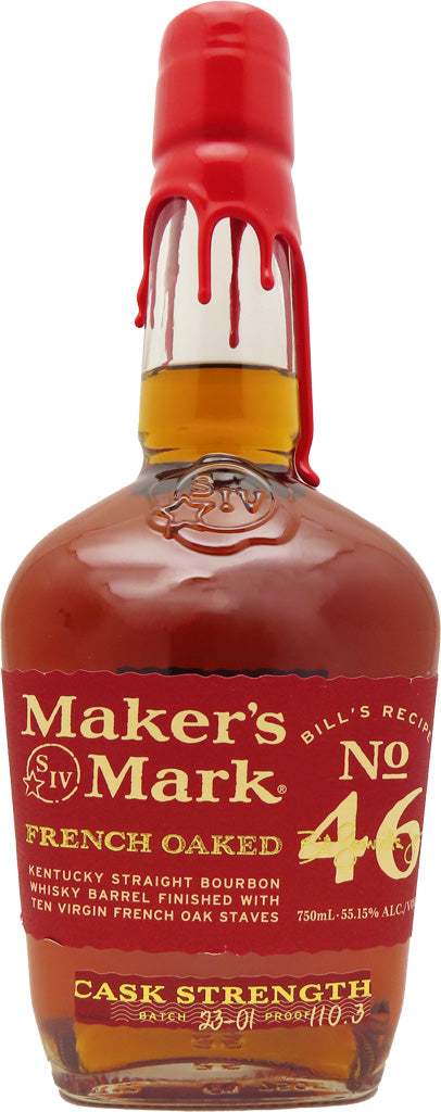 Maker\'s 46 Cask Strength Kentucky Wine – & Mission Spirits 750ml Bourbon