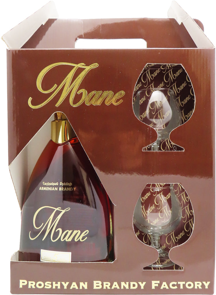 Mane 5 Year Old Armenian Brandy Gift Set 750ml-0