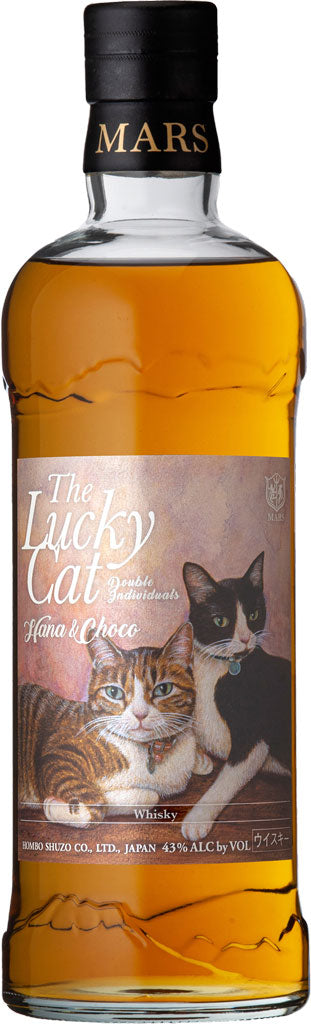 Mars The Lucky Cat "Hana & Choco" Japanese Whisky 700ml-0