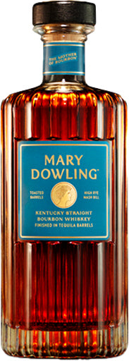 Mary Dowling High Rye Mash Bill Tequila Barrel Finish Straight Bourbon Whiskey 750ml-0