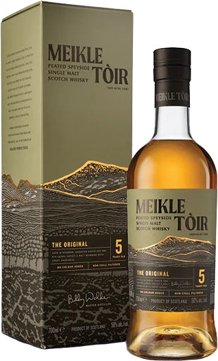 Meikle Toir 'The Original' 5 Year Old Peated Single Malt Whisky 700ml-0