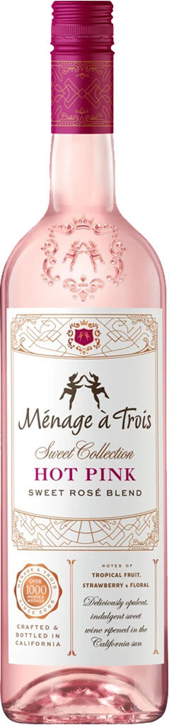 Menage A Trois Sweet Collection Rose Hot Pink 750ml-0