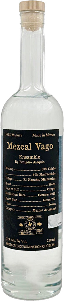 Vago Mezcal Ensamble Jarquin 750ml-0