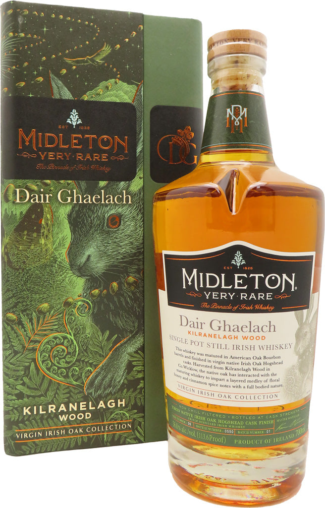 Midleton Dair Ghaelach Kilranelagh Wood Tree No6 Proof 113.6 Irish Whiskey 700ml-0