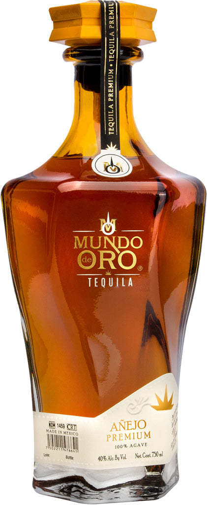 Mundo de Oro Tequila Anejo 750ml-0