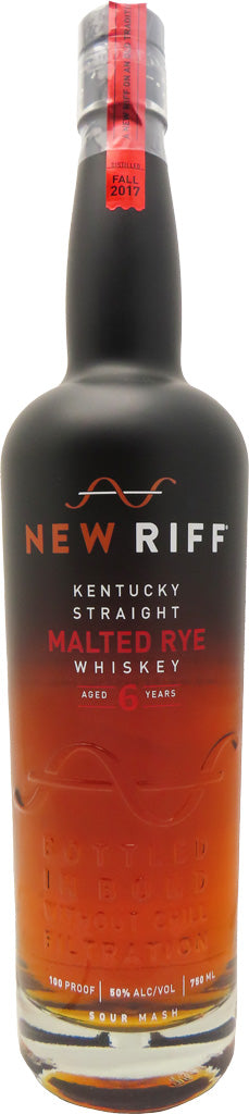 New Riff Bottled in Bond Malted Rye Kentucky Whiskey 6 Year 750ml-0