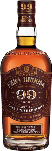 Old Ezra Brooks Special Cask Finish Series 99 Proof Straight Bourbon Whiskey 750ml-0