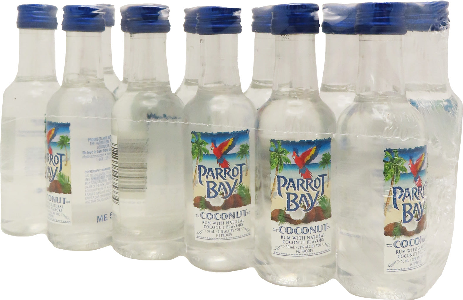 Parrot Bay Coconut Rum 50ml 12pk-0