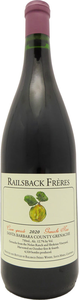 Railsback Freres Cuvee Speciale Grenache Noir Santa Barbara County 2020 750ml-0