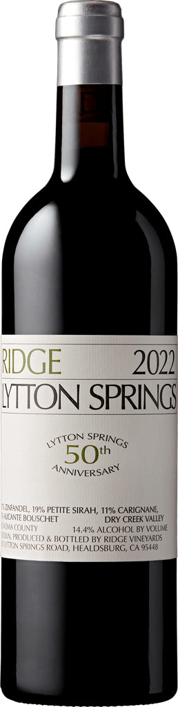 Ridge Vineyards Lytton Springs 2022 750ml-0