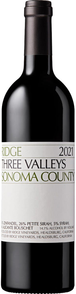 Ridge Vineyards Three Valleys Red 2021 750ml-0