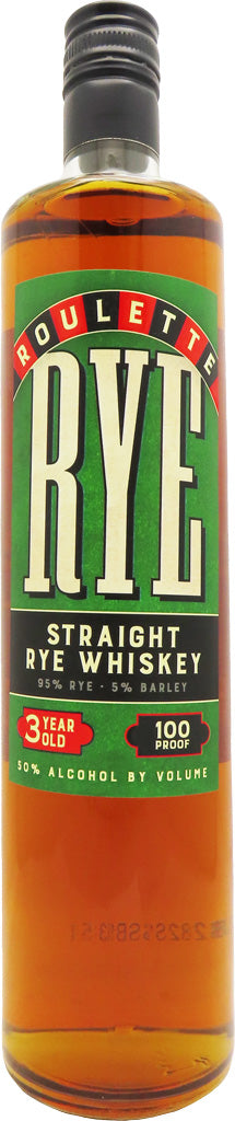 Roulette Rye Whiskey 3 Year Old 750ml-0