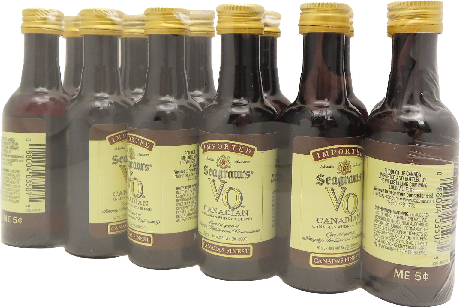 Seagram's VO 50ml 12pk-0