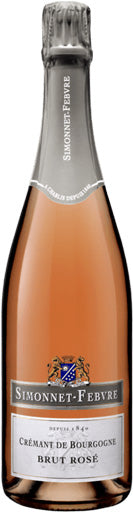 Simonnet-Febvre Cremant de Bourgogne Brut Rose 750ml-0