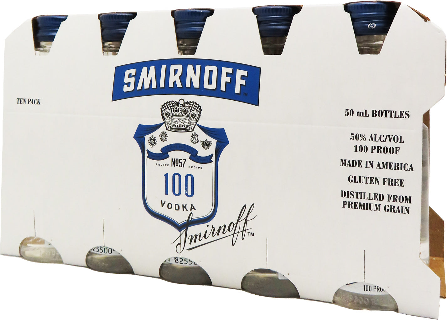 Smirnoff 100 Proof 50ml 10pk-0