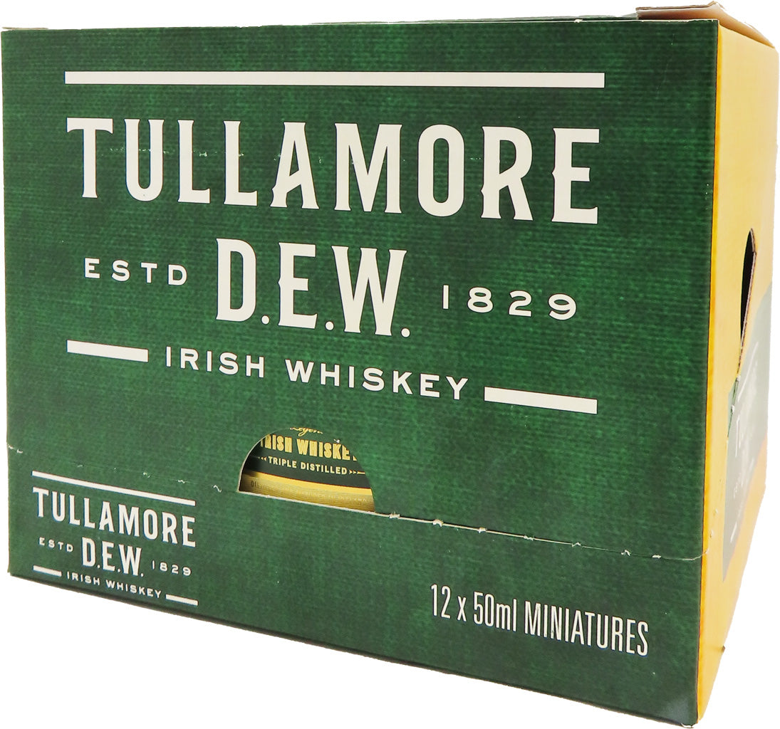 Tullamore Dew Irish Whiskey 50ml 12pk-0