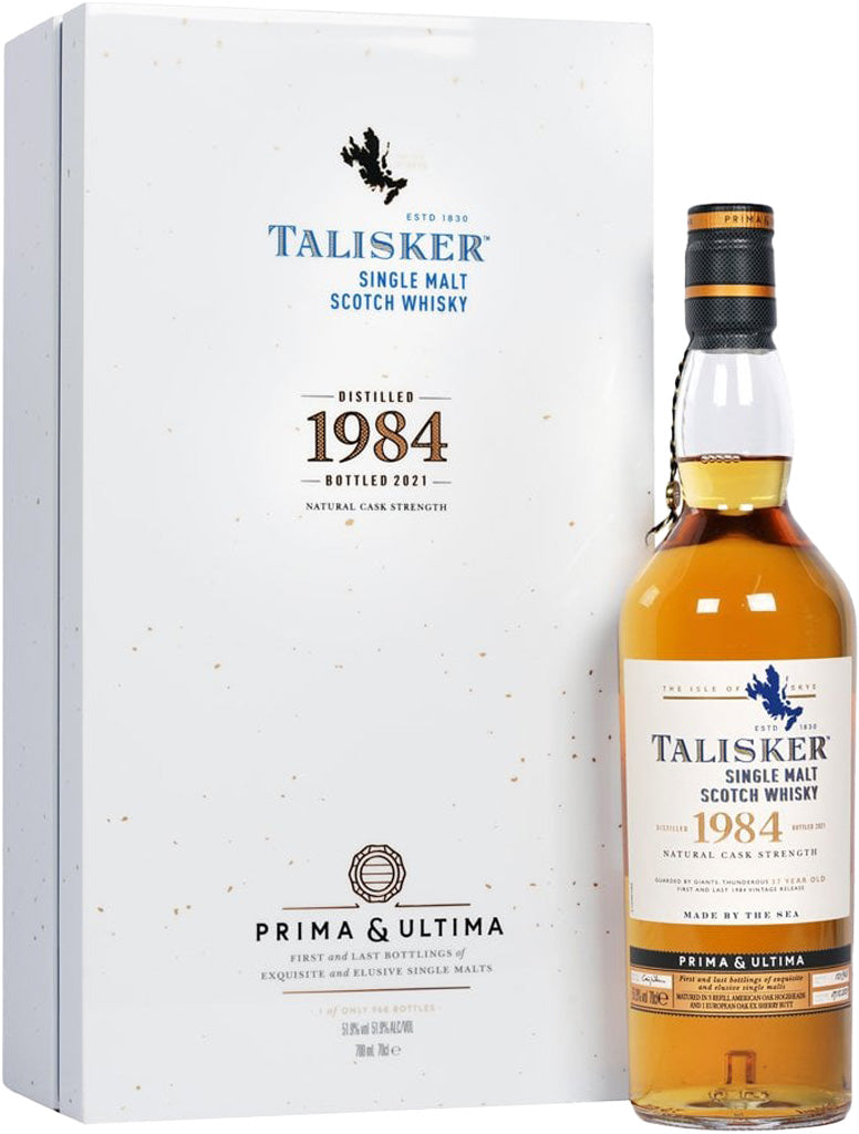 Talisker Prima & Ultima 37 Year Old 1984 Single Malt Whisky 700ml-0