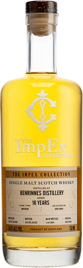 The ImpEx Collection Benrinnes Distillery 2006 16 Year Old 750ml-0